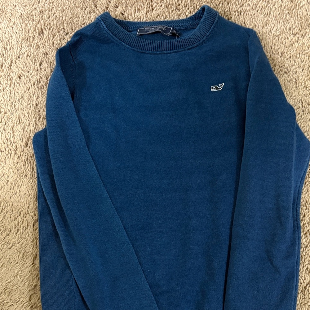 Vineyard Vines boy’s Deep Blue Crewneck Sweater